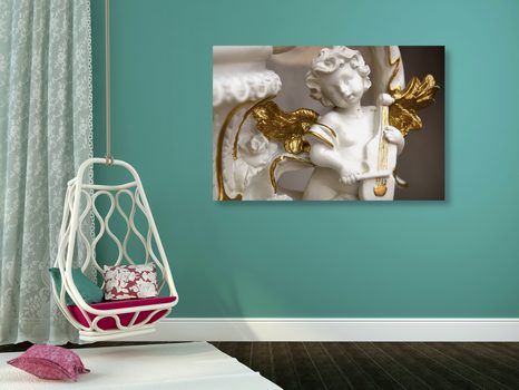 KÉP ZENÉSZ ANGYAL SZOBOR - ANGYALOS KÉPEK - KÉPEK