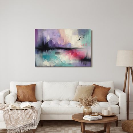 OBRAZ ABSTRAKTNÍ HARMONICKÁ PALETA BAREV - ABSTRAKTNÍ OBRAZY - OBRAZY
