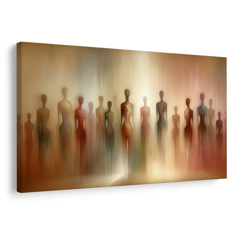SLIKA APSTRAKTNE FIGURE U MAGLI - SLIKE LJUDI - SLIKE