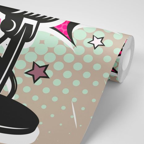 CARTA DA PARATI – STELLA DEL PALCO - CARTA DA PARATI POP ART - CARTA DA PARATI