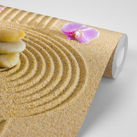 FOTOTAPETA ZAHRADA S FENG SHUI PRVKY - TAPETY FENG SHUI - TAPETY