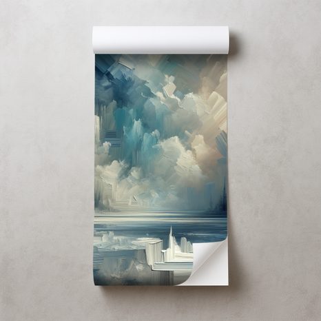 SAMOLEPÍCÍ TAPETA IMPRESIONISTICKÁ ZIMNÍ KRAJINA - ΑΦΗΡΗΜΈΝΗ ΤΑΠΕΤΣΑΡΊΑ - ΤΑΠΕΤΣΑΡΊΕΣ