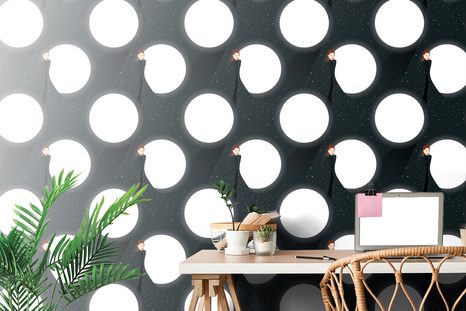 SAMOLEPÍCÍ TAPETA MĚSÍČNÍ PANÍ - SAMOLEPÍCÍ TAPETY - TAPETY