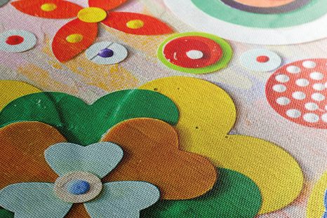 OBRAZ ABSTRAKCE KVĚTŮ - ABSTRAKTNÍ OBRAZY - OBRAZY