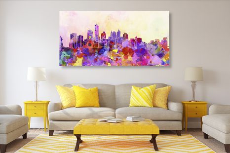 SLIKA NEW YORK V AKVAREL IZVEDBI - SLIKE MESTA - SLIKE