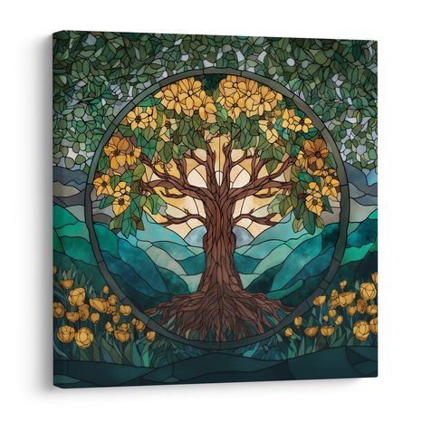 WANDBILD MAGISCHER BAUM DES LEBENS - BILDER BÄUME DES LEBENS - BILDER