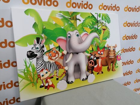 OBRAZ ZVÍŘÁTKA Z DŽUNGLE - OBRAZY - TOTÁLNÍ VÝPRODEJ 🔥