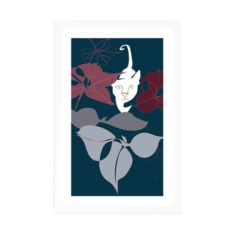 PLAGÁT S PASPARTOU DOBRODRUŽSTVO V DŽUNGLI - MOTÍVY Z NAŠEJ DIELNE - PLAGÁTY