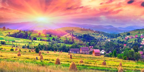 OBRAZ STOHY SENA V KARPATSKÝCH HORÁCH - OBRAZY PŘÍRODY A KRAJINY - OBRAZY