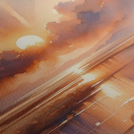 WANDBILD SONNENUNTERGANG ÜBER DER LANDSCHAFT - BILDER VON SONNENAUFGANG UND SONNENUNTERGANG - BILDER