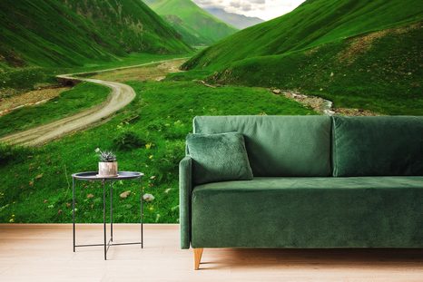 FOTOTAPETA ZELENÁ KRAJINA - TAPETY PŘÍRODA - TAPETY