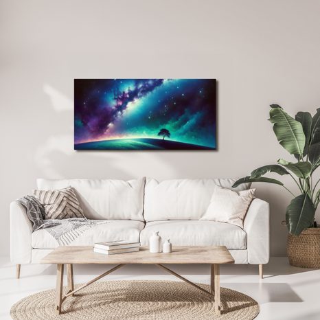 OBRAZ OSAMĚLÝ STROM ŽIVOTA V KRAJINĚ - OBRAZY STROMY ŽIVOTA - OBRAZY