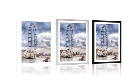 POSTER – LONDRA UNICA E IL FIUME TAMIGI - CITTÀ - POSTER