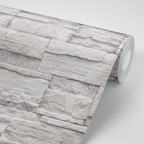 SELF ADHESIVE WALL MURAL GRAY CHARMING STONE - WALLPAPERS - 🔥 TOTAL SALE 🔥