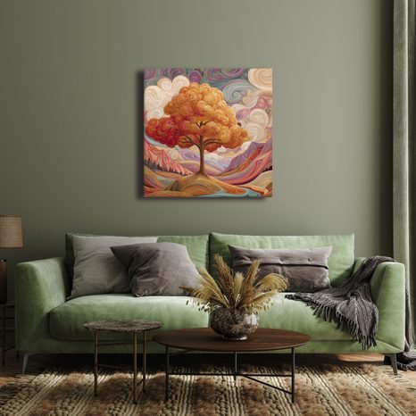 OBRAZ MYSTICKÝ STROM ŽIVOTA V KRAJINĚ - OBRAZY STROMY ŽIVOTA - OBRAZY