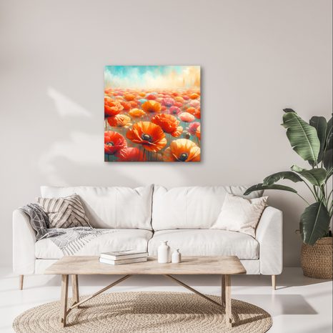 OBRAZ PESTROBAREVNÉ MÁKY - OBRAZY POLE A LOUKY - OBRAZY