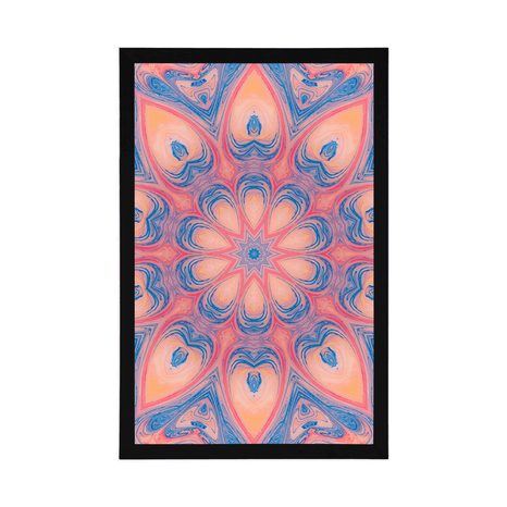POSTER HYPNOTISCHES MANDALA - FENG SHUI - POSTER
