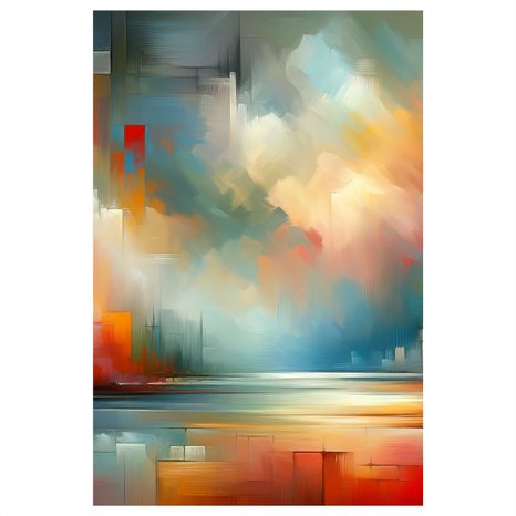 OBRAZ SVĚTLO V CHAOSU BAREV - ABSTRAKTNÍ OBRAZY - OBRAZY