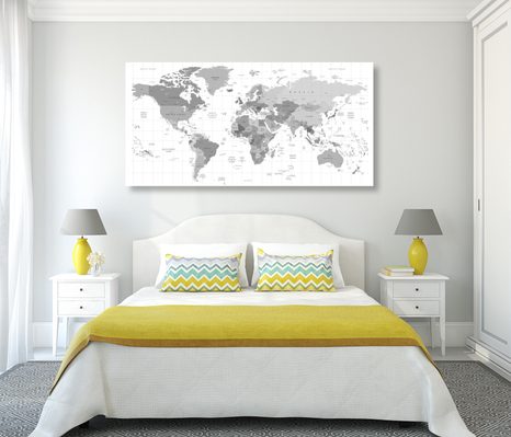 KÉP SZÜRKE TÉRKÉP FEHÉR HÁTTÉREN - TÉRKÉPES KÉPEK - KÉPEK