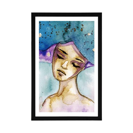 PLAKAT Z PASSE-PARTOUT KSIĘŻYCOWA WRÓŻKA - KOBIETY - PLAKATY