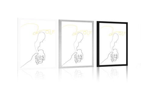 PLAKÁT LÁSKYPLNÝ DOTEK RUKOU - MOTIVY Z NAŠÍ DÍLNY - PLAKÁTY