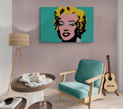 OBRAZ IKONICKÁ MARILYN MONROE V POP ART DESIGNU - POP ART OBRAZY - OBRAZY