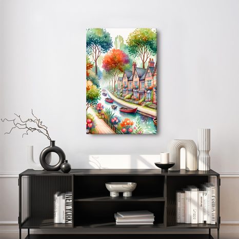 OBRAZ ROMANTICKÁ ČTVRŤ - OBRAZY MĚSTA - OBRAZY