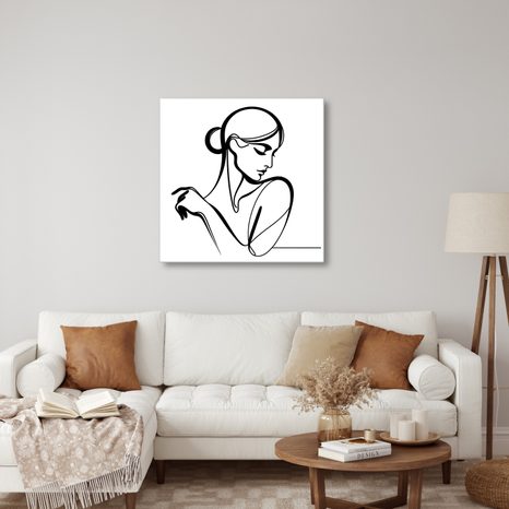 OBRAZ TAJEMNÁ ŽENSKÁ LINIE - OBRAZY ŽENY - OBRAZY