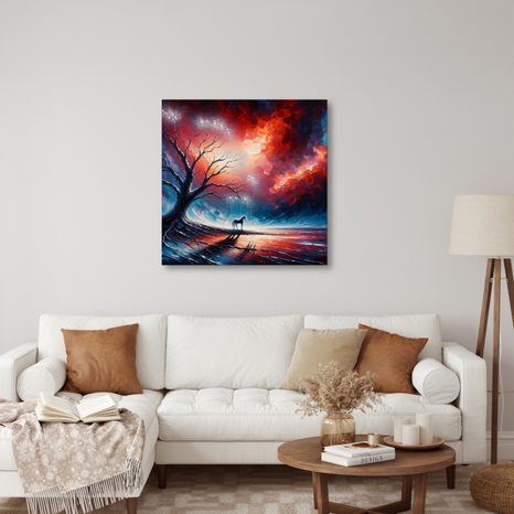 OBRAZ STROM ŽIVOTA POD HVĚZDNOU OBLOHOU - OBRAZY STROMY ŽIVOTA - OBRAZY