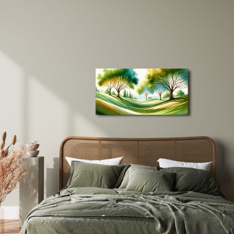 OBRAZ SLUNEČNÍ SVIT V PARKU - OBRAZY STROMY ŽIVOTA - OBRAZY