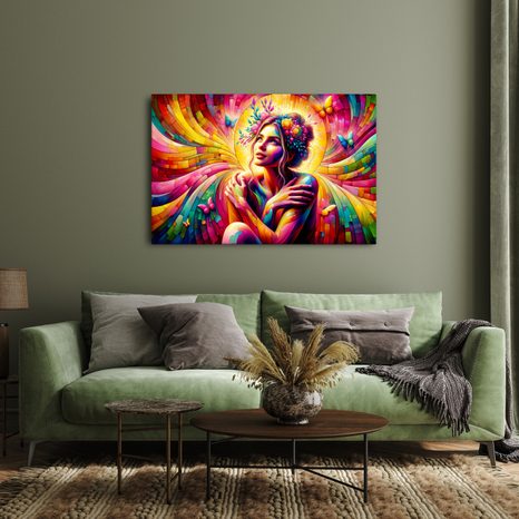 OBRAZ KOUZELNÁ ŽENA S MOTÝLY - OBRAZY ŽENY - OBRAZY