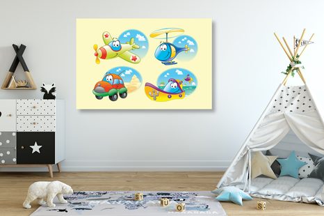 OBRAZ VÝLET ZA SLUNÍČKEM - DĚTSKÉ OBRAZY - OBRAZY