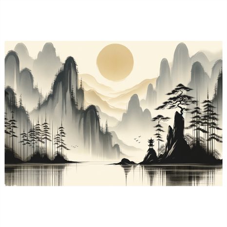 OBRAZ TICHO HOR - OBRAZY HORY - OBRAZY