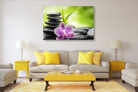 OBRAZ MEDITAČNÍ ZEN KOMPOZICE - OBRAZY FENG SHUI - OBRAZY