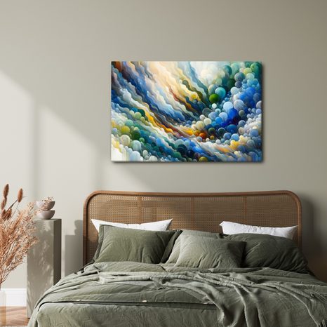 WANDBILD LICHTSTRÖMUNG - WANDBILDER ABSTRAKTE FORMEN - BILDER