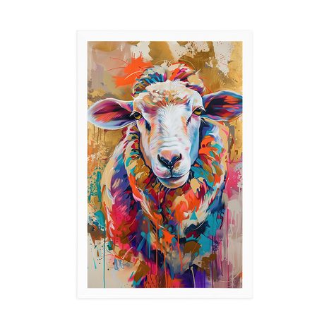 POSTER OAIA CU IMITAȚIA PICTURII - ANIMALE - POSTERE