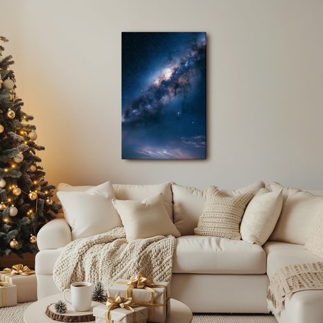 CANVASTAVLA STJÄRNHIMMEL I GALAXEN - TAVLOR MED GALAXER - TAVLOR
