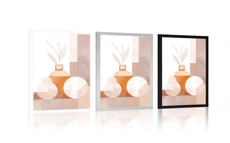 PLAKAT SODOBNO TIHOŽITJE Z VAZO - VAZE - PLAKATI