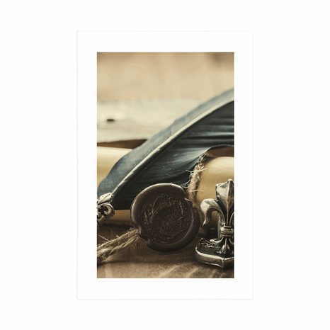 POSTER – PENNA STORICA E PERGAMENA - VINTAGE E RETRÒ - POSTER