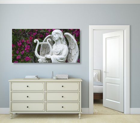 KÉP HÁRFÁN JÁTSZÓ ANGYAL - ANGYALOS KÉPEK - KÉPEK