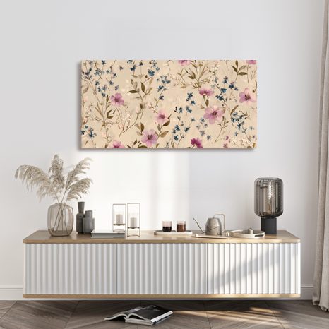 WANDBILD NATÜRLICHE ELEGANZ DER BLUMEN - BILDER BLUMEN - BILDER