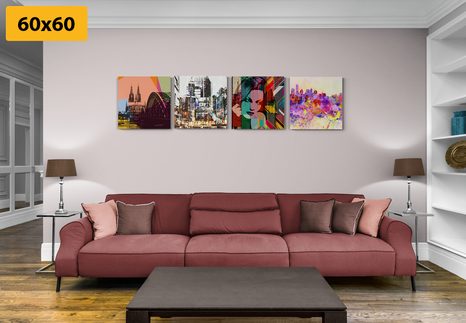 SET DI QUADRI – VITA ASTRATTA IN CITTÀ - COLLEZIONI DI QUADRI - STAMPE E QUADRI