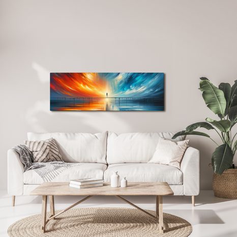 OBRAZ MOST SVĚTLA MEZI DVĚMA SVĚTY - ABSTRAKTNÍ OBRAZY - OBRAZY