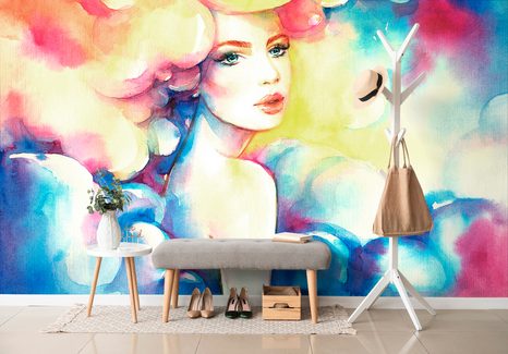 SELF ADHESIVE WALLPAPER WOMAN'S CHARM - SELF-ADHESIVE WALLPAPERS - WALLPAPERS