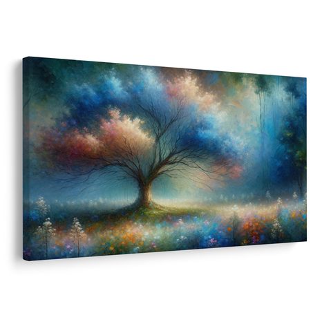OBRAZ MAGICKÝ STROM ŽIVOTA V MLZE - OBRAZY STROMY ŽIVOTA - OBRAZY