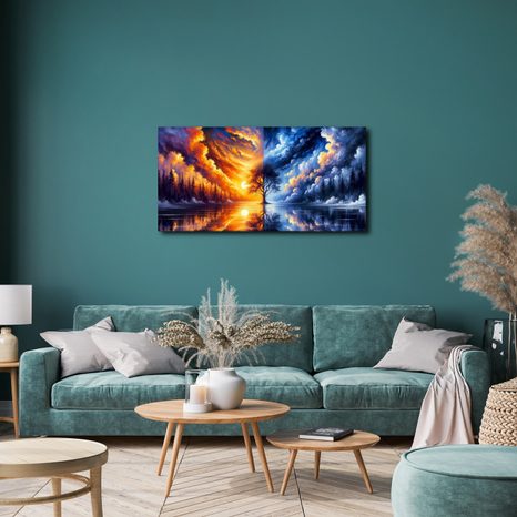 OBRAZ MAGICKÝ STROM ŽIVOTA V KRAJINĚ - OBRAZY STROMY ŽIVOTA - OBRAZY