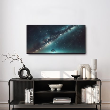 OBRAZ OSAMĚLÝ STROM ŽIVOTA V NOCI - OBRAZY STROMY ŽIVOTA - OBRAZY