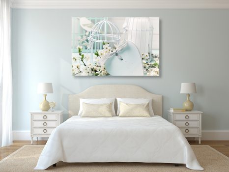 OBRAZ ROMANTICKÉ ZÁTIŠÍ VE VINTAGE STYLU - VINTAGE A RETRO OBRAZY - OBRAZY