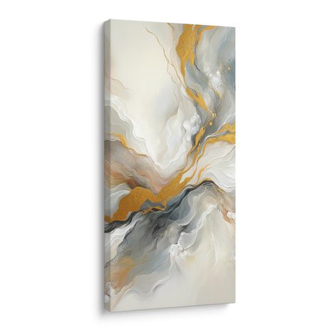 OBRAZ ABSTRAKTNÍ ZLATÝ MRAMOR - OBRAZY ABSTRAKTNÍ TVARY - OBRAZY