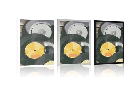 POSTER ALTE SCHALLPLATTEN - VINTAGE UND RETRO - POSTER